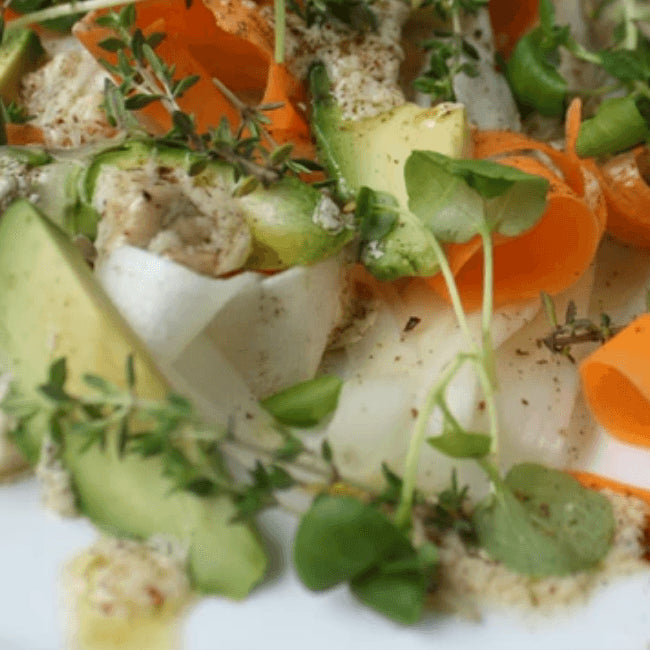 Asperge – Avocado – Tahin - FOODIES IN HEELS