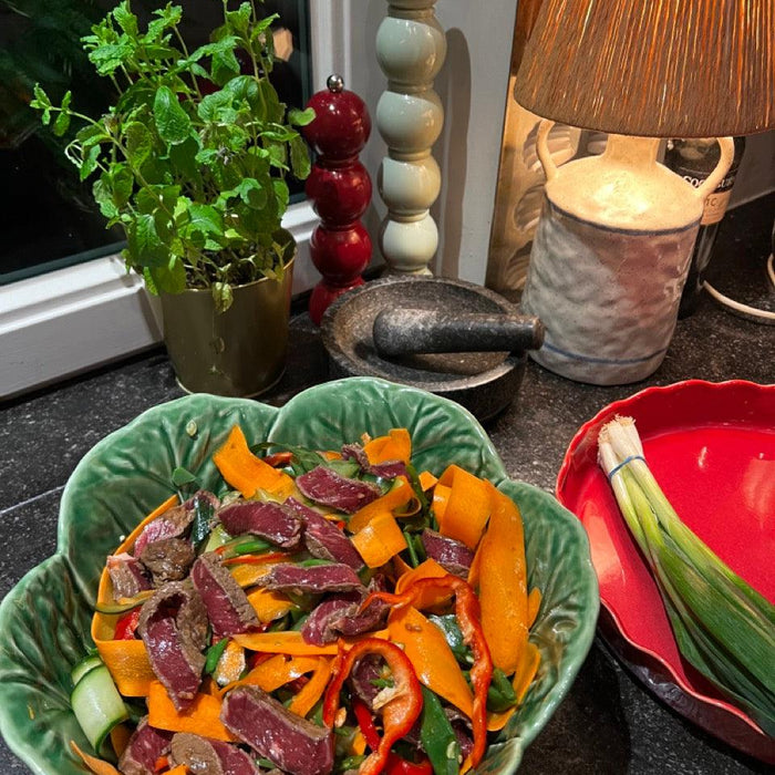 Beef Tataki met Aziatische salade - FOODIES IN HEELS