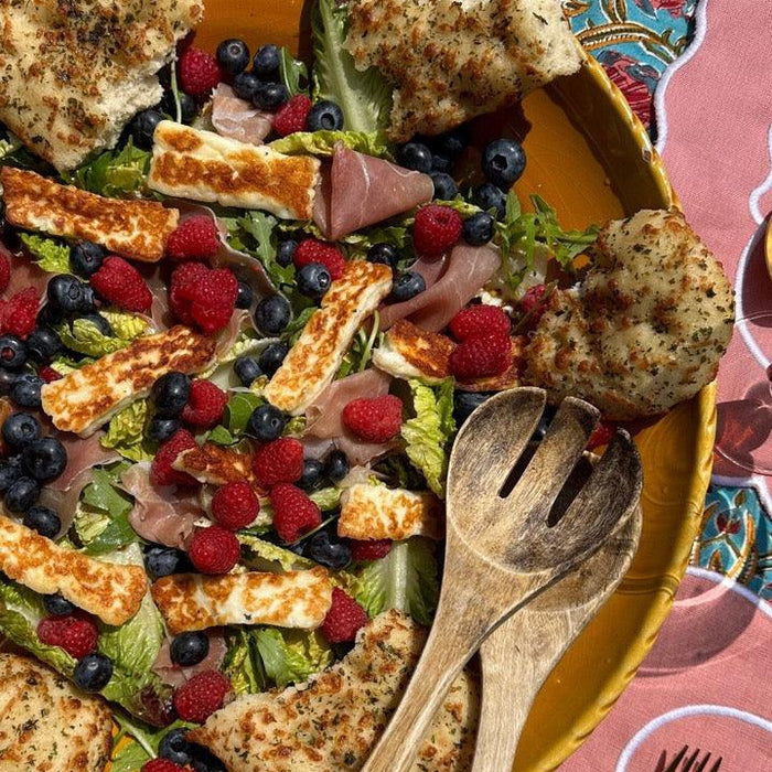 Halloumi Salade - FOODIES IN HEELS