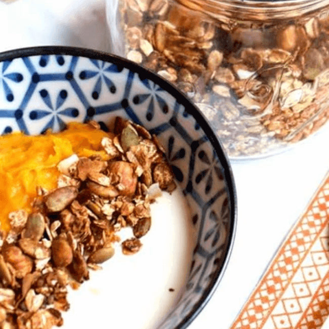 Pompoen – Yoghurt – Granola - FOODIES IN HEELS