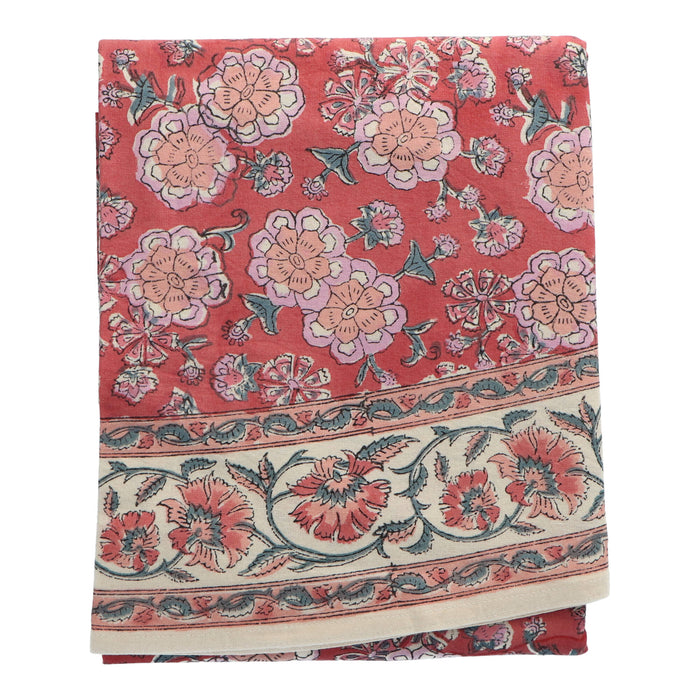 Rond tafelkleed Dalia coral 175cm