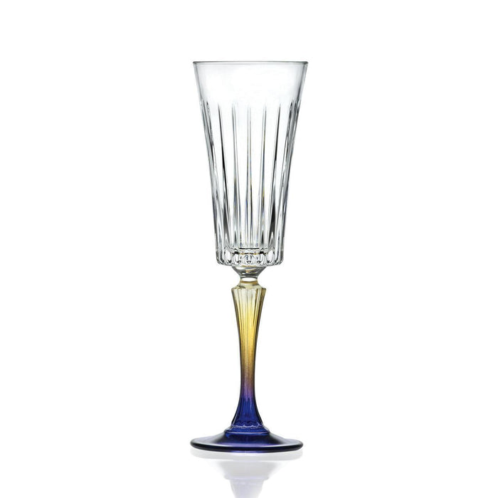 Champagneglas Calici Gipsy (set van 6) - Wijnglazen - RCR Crystal