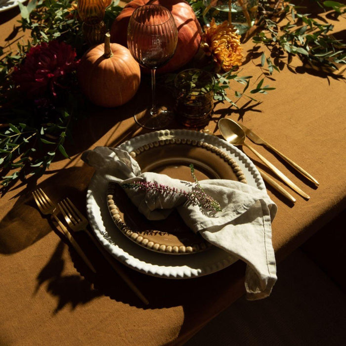 Daria dinerbord 28cm Cotton White Shiny (set van 2) - Dinerborden - PotteryJo