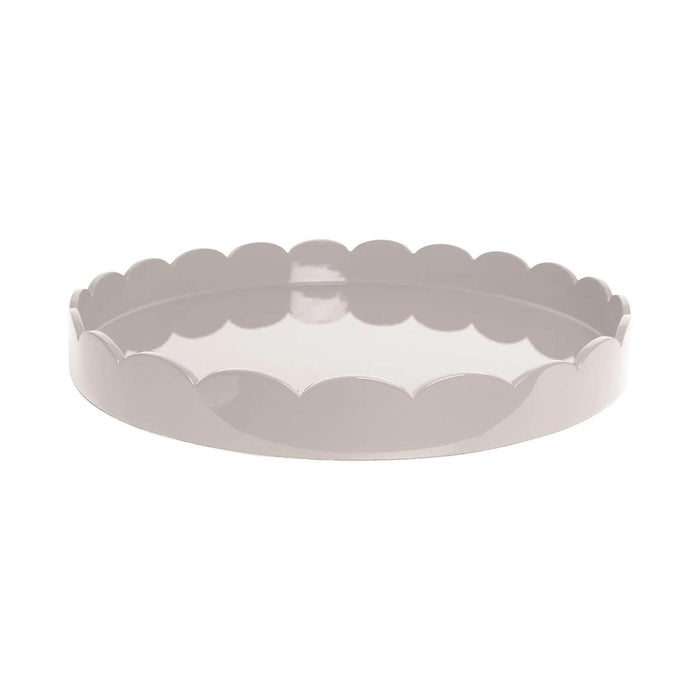 Dienblad Cappuccino Sint - jakobsschelp rond 50cm - Schalen - Addison Ross