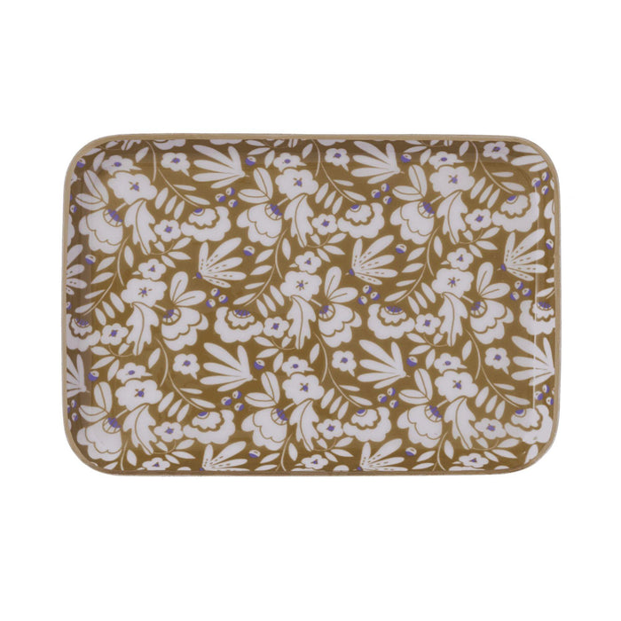 Dienblad Iris Curry Violine 30,5x21cm - Serveerplateaus - Bonheur du Jour
