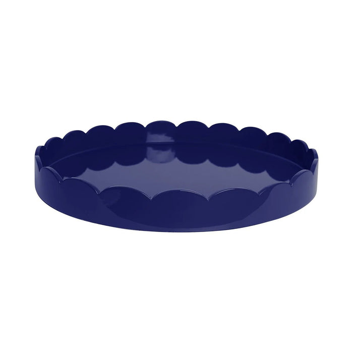 Dienblad Navy Sint - jakobsschelp rond 50cm - Serveerplateaus - Addison Ross