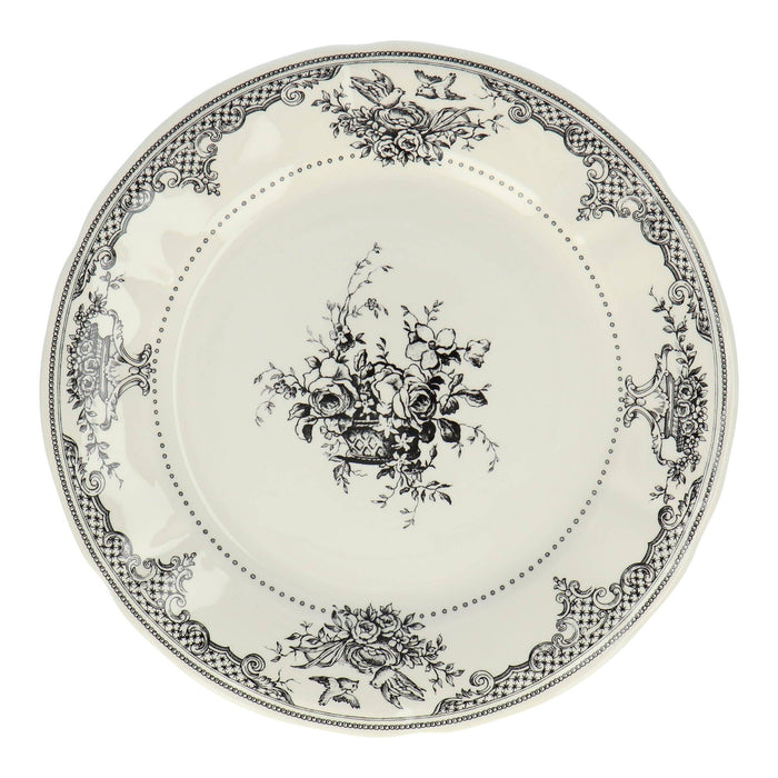 Dinerbord assortiment Les Depareillees Vert 27,3cm (set van 6) - Dinerborden - Gien