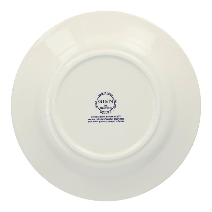 Dinerbord assortiment Les Depareillees Vert 27,3cm (set van 6) - Dinerborden - Gien