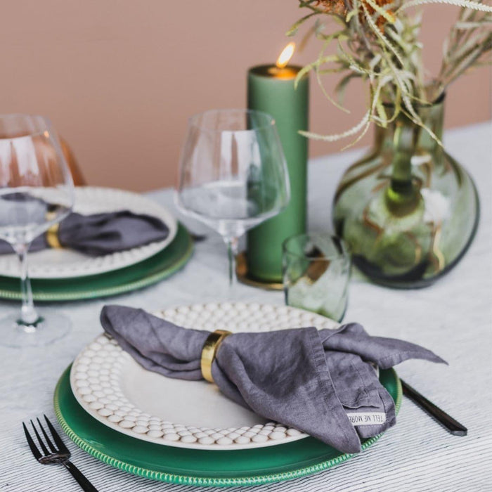 Dinerbord Bubble 28cm sand - Dinerborden - Mateus