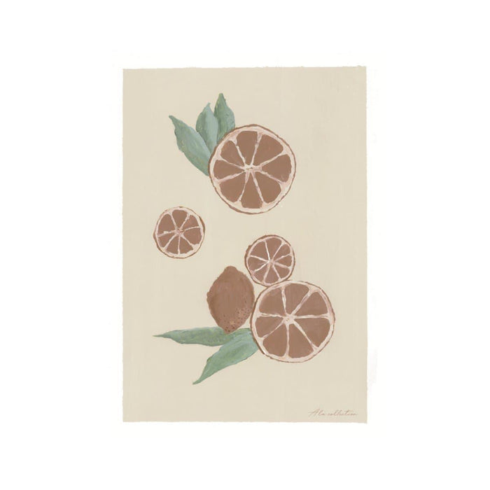 Grapefruit A3 poster À la - FOODIES IN HEELS