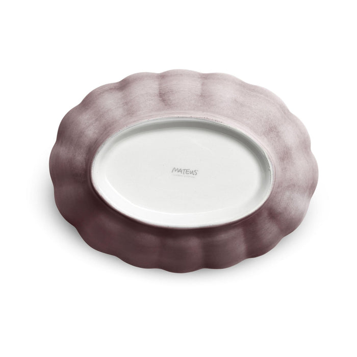 Kom Oyster 23cm plum - Kommen - Mateus