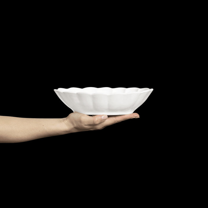 Kom Oyster 23cm white Mateus - FOODIES IN HEELS