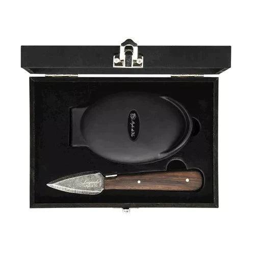 Luxury Line oester geschenkset Wengé Black Stonewash in luxe kist - Keukenaccessoires - Laguiole Style de Vie