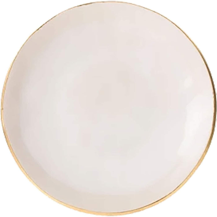 Ontbijtbord Edge Ivory Gold 23cm - Kleine borden - Nosse