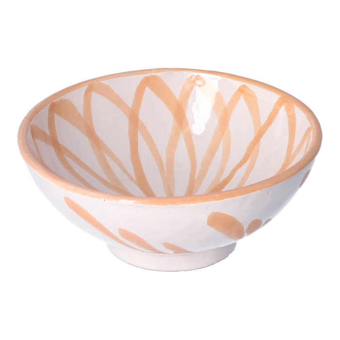 Ontbijtkom Flor peach 15cm - Kommen - Lenta Living