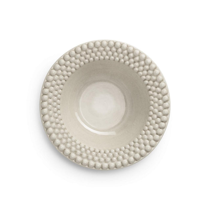 Pastabord Bubble 25cm sand - Diepe borden - Mateus