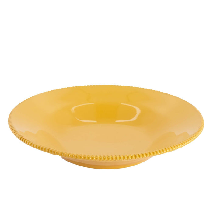Pastabord Pizzolato Mustard 23cm - Diepe borden - Enza Fasano