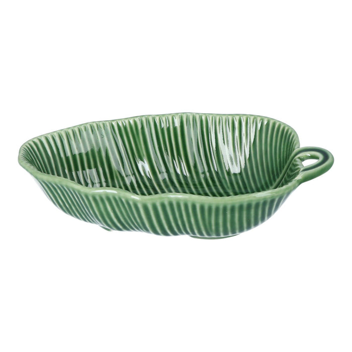Schaal bananenblad groen 21cm - Schalen - Bordallo Pinheiro