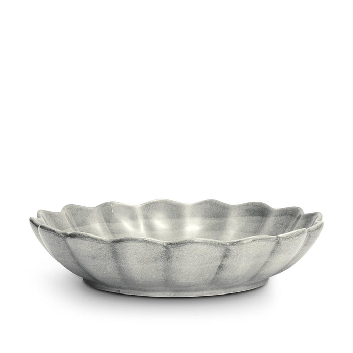 Schaal Oyster 31cm grey - Schalen - Mateus