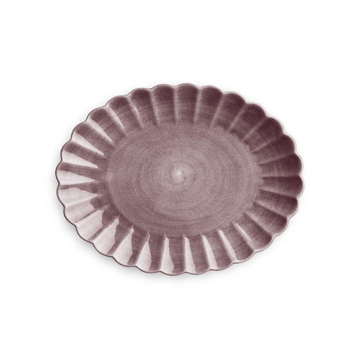 Schaal Oyster 35cm plum - Schalen - Mateus