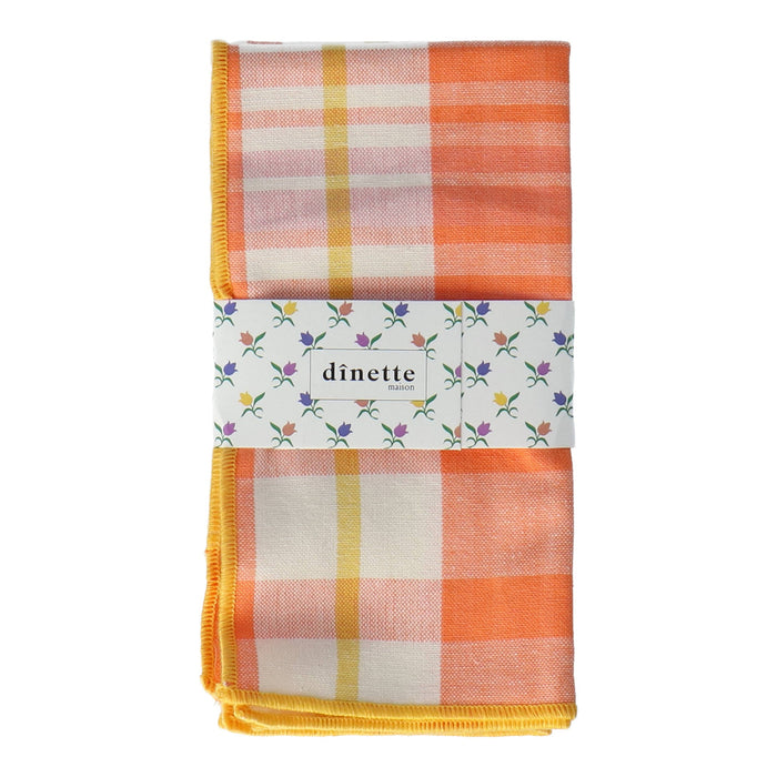 Servet Delvaux Papaya 40cm (set van 2) - Servetten - Maison Dinette