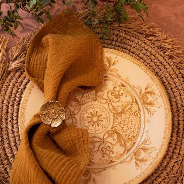 Servet Saffron Yellow 40x40cm (set van 2) Les Pensionnaires - FOODIES IN HEELS
