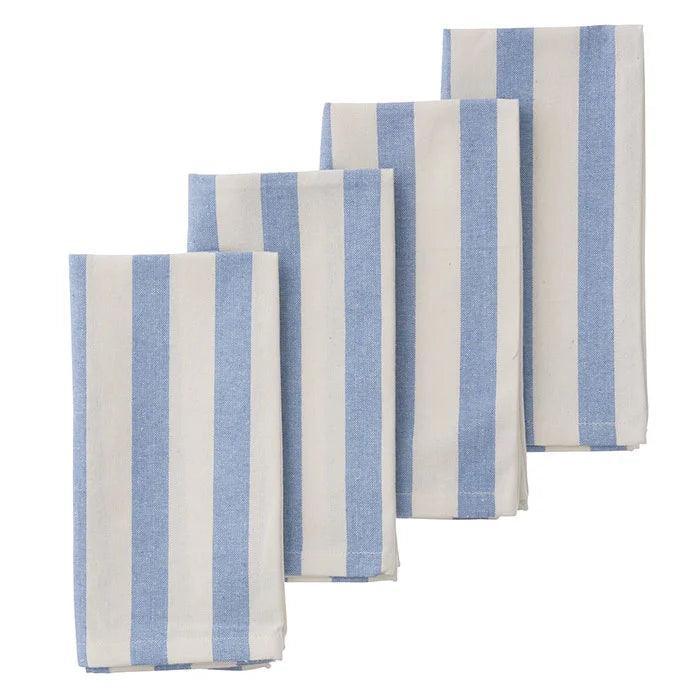 Servetten Rimini Ocean Blue 45x45cm (set van 4) - Servetten - Bungalow