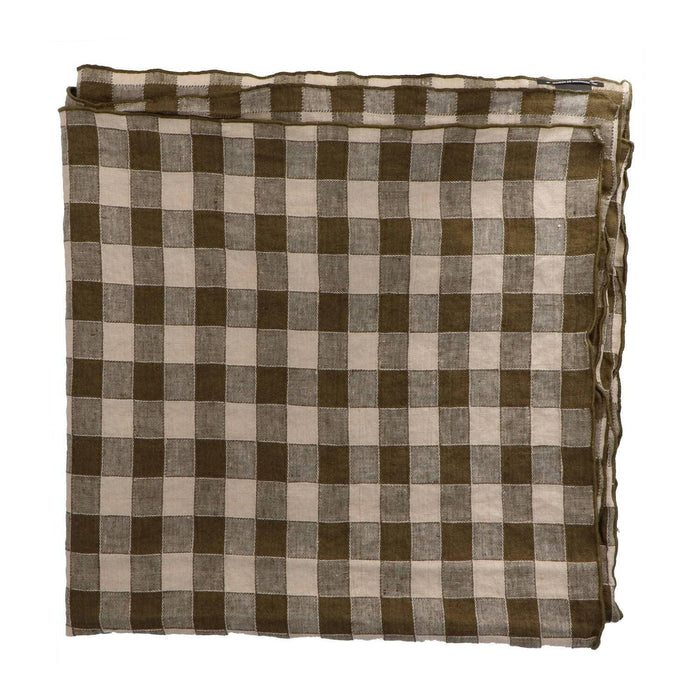 Tafelkleed Bourdon Canvas Vintage Vichy - Laurier & Bourdon Laurier 170x350cm - Tafelkleden - Maison de Vacances