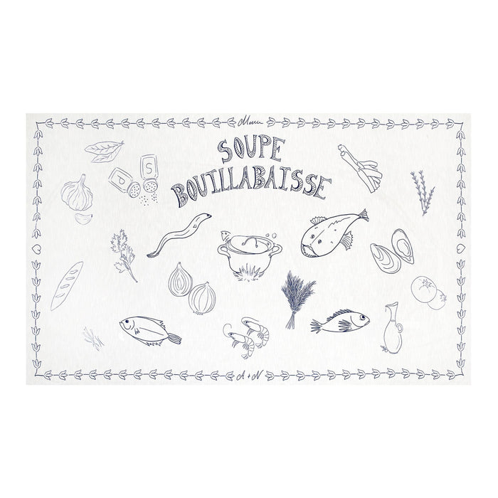 Tafelkleed Soupe Bouillabaisse 255x150cm - Tafelkleden - Anna + Nina