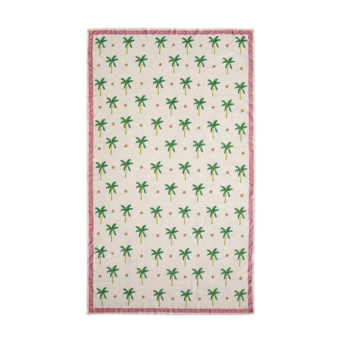 Tafelkleed The Green Palmtree 140x250cm - Tafelkleden - Casa Juna