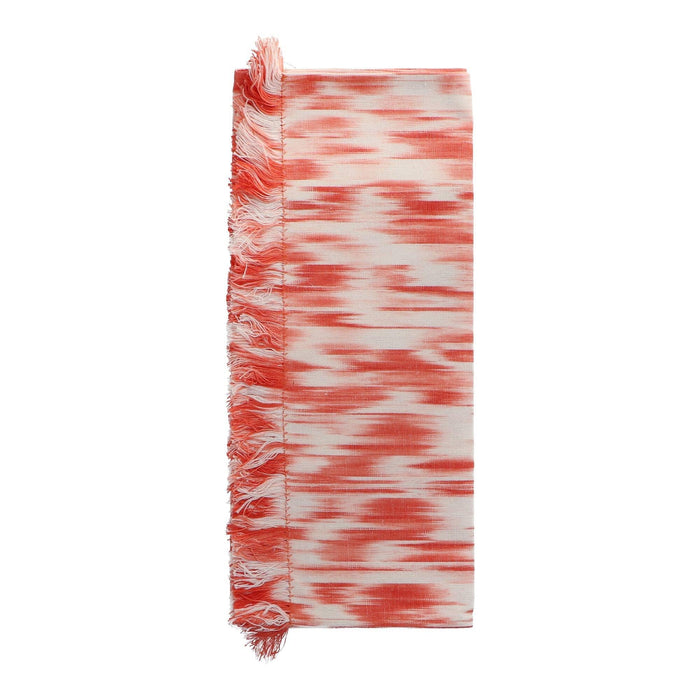 Tafelloper rafelrand Scarlett motief 107 150x48cm - Tafellopers - Teixits Vicens