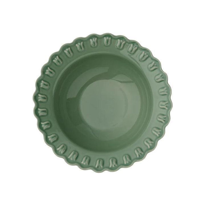 Tulipa pastabord 23cm Verona Green (set van 2) - Diepe borden - PotteryJo