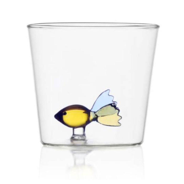 Waterglas Coloured Fish - Waterglazen - Ichendorf Milano