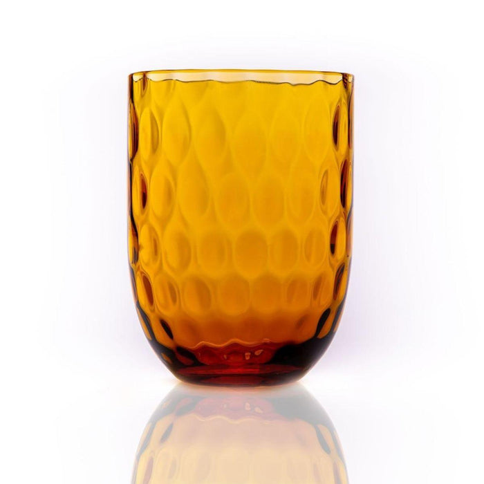 Waterglas Olive tumbler Amber (set van 6) Anna von Lipa - FOODIES IN HEELS