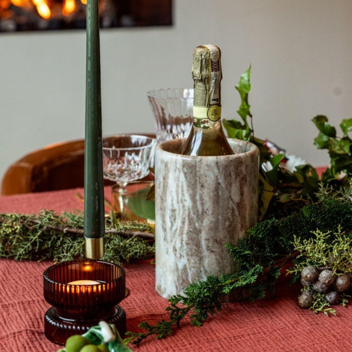 Wijnkoeler marmer Waterfall 17,5cm - Wijnkoelers - Be Home