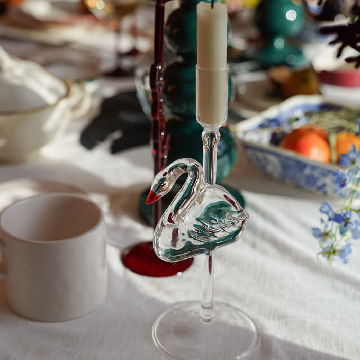 Zwanenmeer kandelaar 27cm - Kandelaren - Anna + Nina