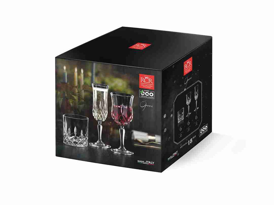 Champagneflute Opera 130ml (set van 6) - Wijnglazen - RCR Crystal