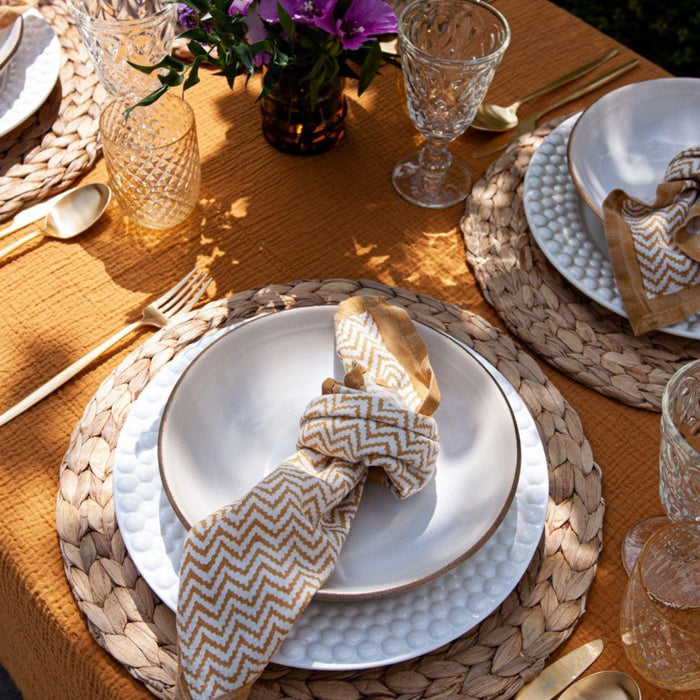 Dinerbord Bubble 28cm white Mateus - FOODIES IN HEELS