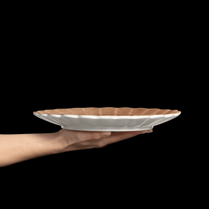 Dinerbord Oyster 28cm cinnamon Mateus - FOODIES IN HEELS