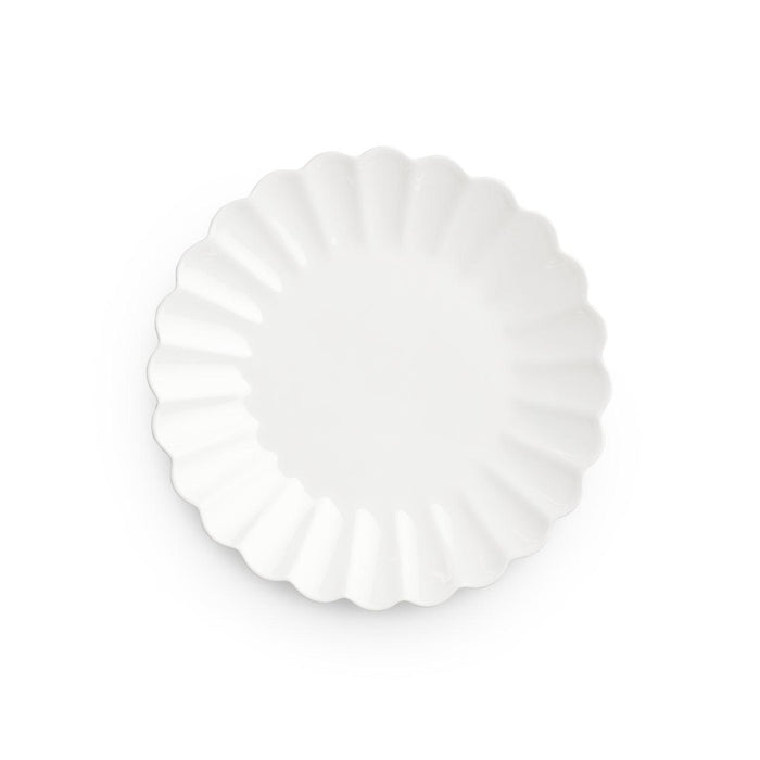 Essteller Oyster 28cm weiß - Essteller - Mateus