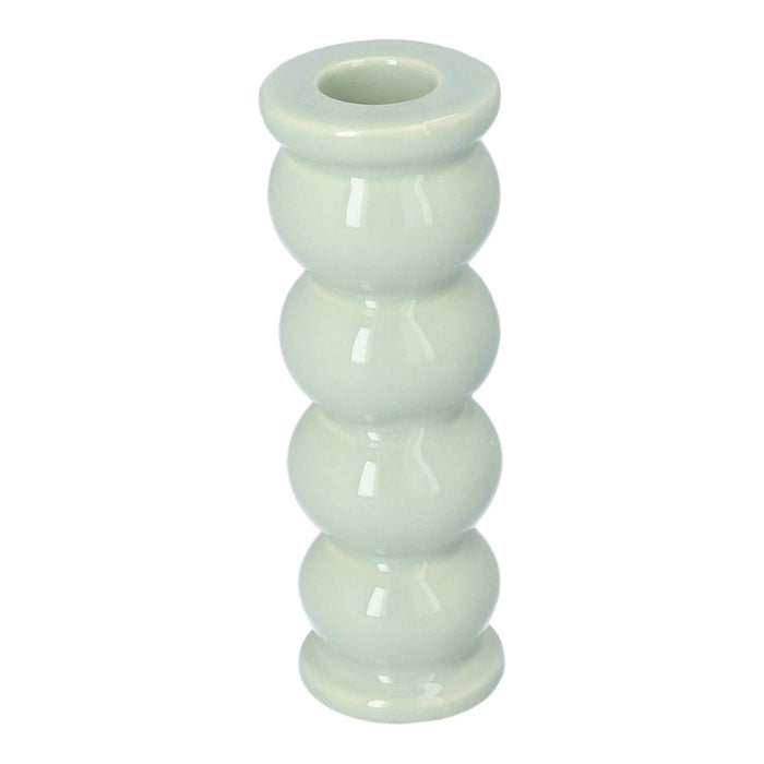 Fächer-Kerzenhalter Keramik 13cm - Kerzenständer - Denise