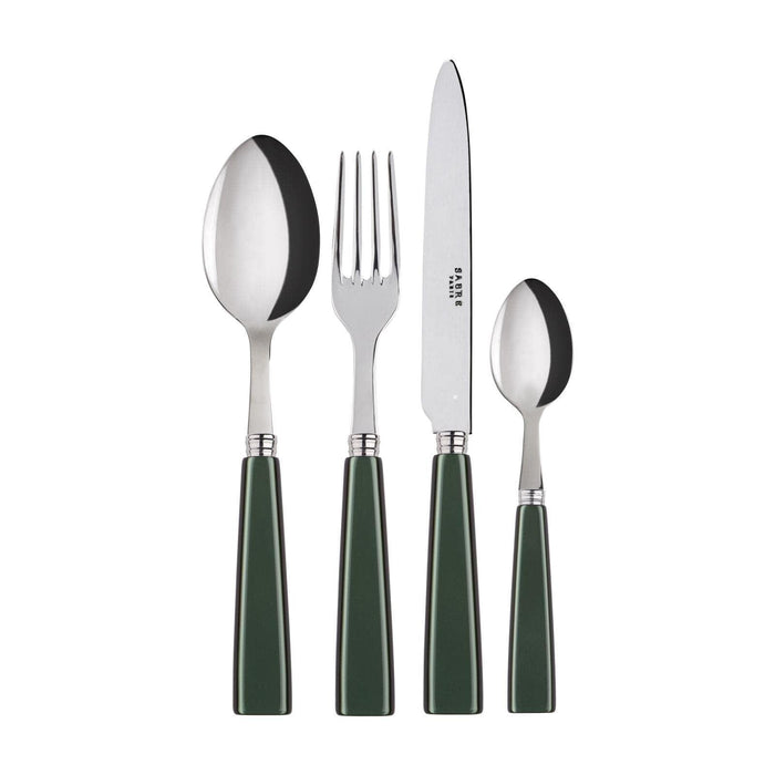 Icône Besteckset 4 - teilig Dunkelgrün - Bestecksets - Sabre