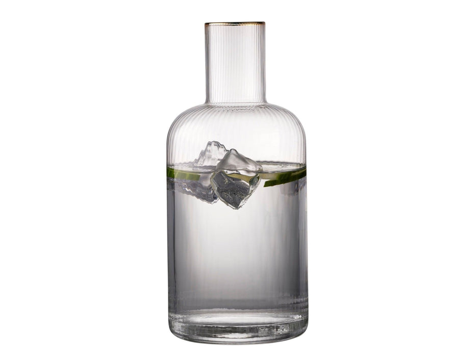 Karaffe Glas Palermo Goldrand 1,5L - Karaffen - Lyngby Glas