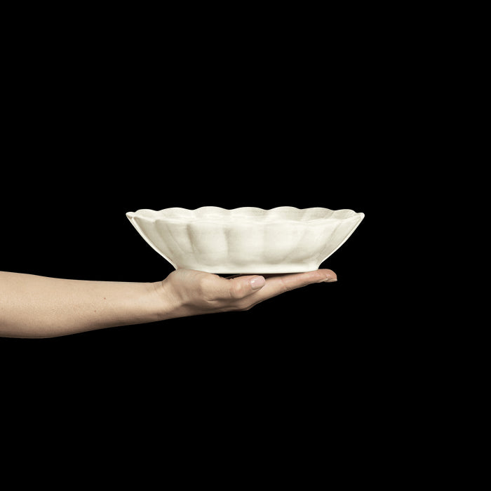 Kom Oyster 23cm sand - Kommen - Mateus
