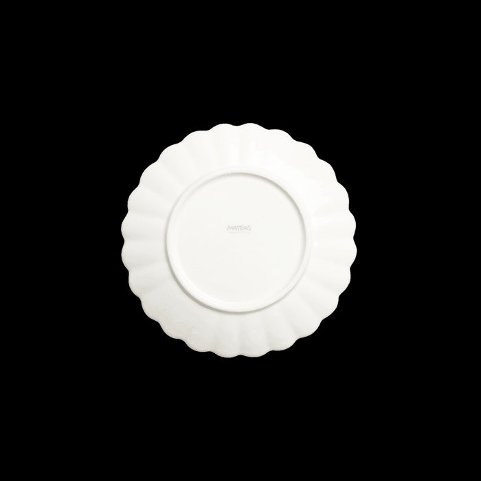 Ontbijtbord Oyster 20cm white - Kleine borden - Mateus