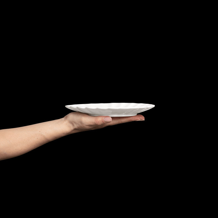Ontbijtbord Oyster 20cm white - Kleine borden - Mateus