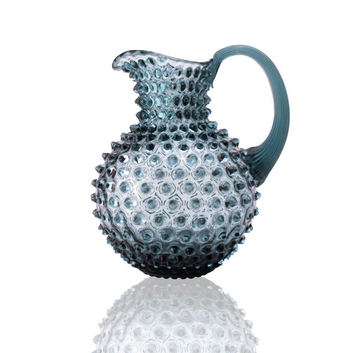 Paris Hobnail Karaffe 2L stahlblau - Karaffen aus Glas - Anna von Lipa