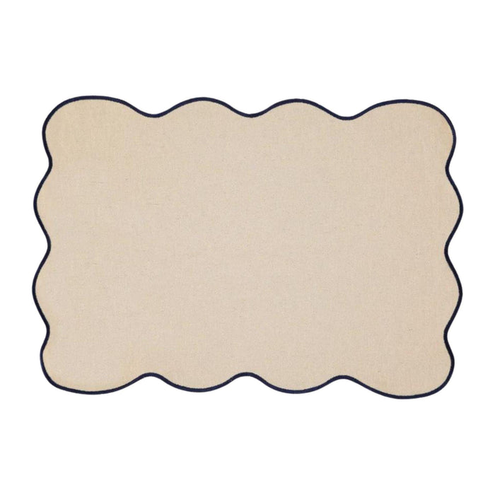 Platzdeckchen Palma Schwarz 35x50cm - Platzsets - Mariaida Home