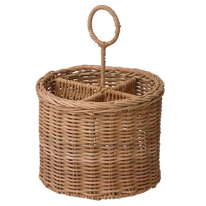 Rattan bestekhouder 17cm - Keukenaccessoires - Bungalow