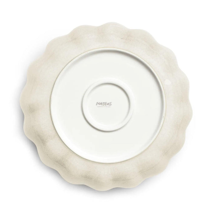 Schaal Oyster 24cm sand - Schalen - Mateus
